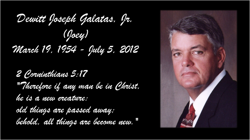 Dewitt Joseph Galatas, Jr.
